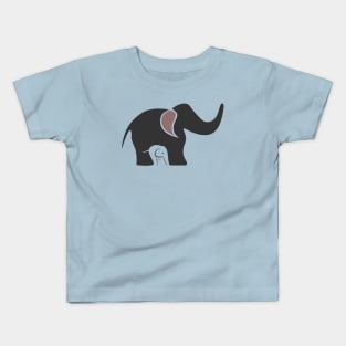 elephant mother and baby Kids T-Shirt